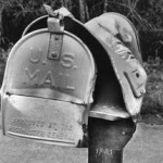 smashed mailbox