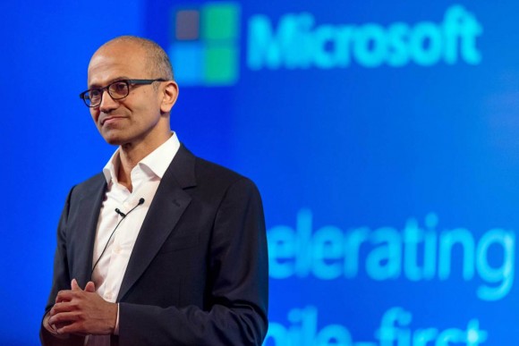 Microsoft Corp Chief Executive Officer Satya Nadella Speaks At Company Events